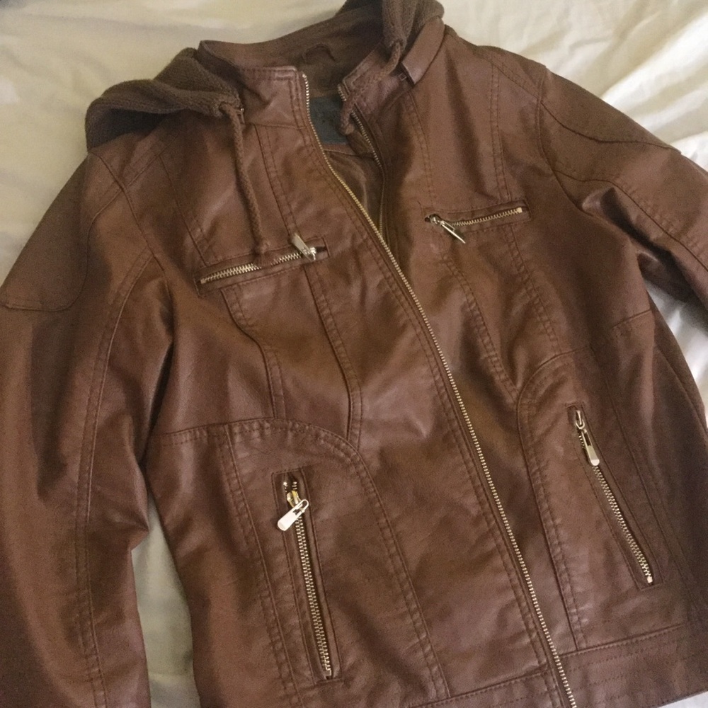 Faux Leather Jacket